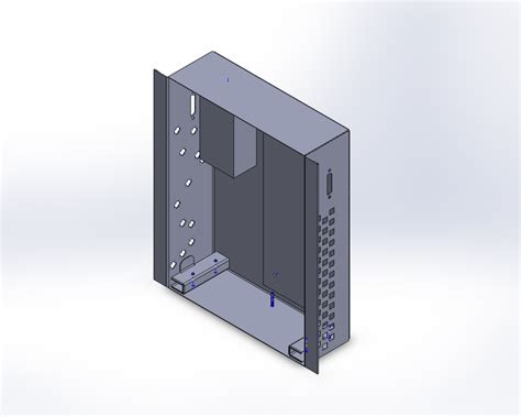 sheet metal box solidworks|sheet metal modeling in solidworks.